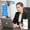 Ai Real Time Language Translator Earbuds with 144 Languages Translator Pods for iOS & Android