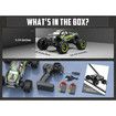 RC Truck 1:16 4x4 All Terrain RC Car Crossy 40KPH High Speed Remote Control Cars for Boys,Off-Road Monster Truck with 2.4Ghz Radio Control,2 Batteries