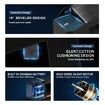 Card Shuffler Automatic Quiet 2000mAh Rechargeable Electric 2 Decks Poker Playing Cards Home Family Games Casino