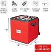 Christmas Ornament Storage Box Christmas Decor Storage Containers that Store up to 64, 30 x 30 x 30 cm Holiday Xmas Ornaments