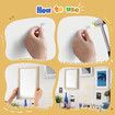 5 Pcs Art Frames Kids Craft Artwork Projects Drawings Display Family Photo Storage A4 150 Pictures Portrait Canvas Children Wall Tabletop Decor Wooden