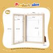 5 Pcs Art Frames Kids Craft Artwork Projects Drawings Display Family Photo Storage A4 150 Pictures Portrait Canvas Children Wall Tabletop Decor Wooden