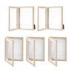 5 Pcs Art Frames Kids Craft Artwork Projects Drawings Display Family Photo Storage A4 150 Pictures Portrait Canvas Children Wall Tabletop Decor Wooden