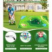 Golf Game Golf Chipping Game,Double Sided Golf Game & Golf Hitting Mat Plus,Indoor Golf Games Practice Mat with 20 Sticky Balls and 10 Darts
