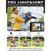 Upgrade Digital Camera,56MP FHD 1080P Camera with 16x Zoom Anti Shake,Kid Camera with 32GB TF Card,Two Batteries,Compact Small Camera (Black)