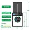 Automatic Chicken Coop Door,Battery-Powered Aluminum Automatic Chicken Door with Anti-Pinch Feature,Timer and LCD Display