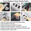 Power Window Master Switch For Nissan Navara D40 2007-2015 25401-EB30B