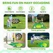 Golf Game Golf Chipping Game,Double Sided Golf Games,Indoor/Outdoor Golf Games Practice Hitting Mat with 20 Sticky Balls and 10 Darts