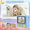 Kids Camera Instant Print,HD Digital Video,32GB SD Card,Portable Toy for Girls Boys Age 3+,Christmas Birthday Gifts (Blue)