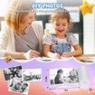 Kids Camera Instant Print,HD Digital Video,32GB SD Card,Portable Toy for Girls Boys Age 3+,Christmas Birthday Gifts (Blue)