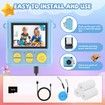 Kids Camera Instant Print,HD Digital Video,32GB SD Card,Portable Toy for Girls Boys Age 3+,Christmas Birthday Gifts (Blue)