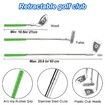 Kids Toy Golf Club Set with Automatic Ball Returner,Led Light Up Night Golf Balls,Golf Putting Mat,3-5 Toddler Mini Golf Games,Aged 3+