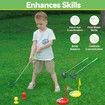 Kids Golf Club Set for Age3+,Adjustable Toddler Golf Clubs,Outdoor Indoor Golf Toys Christmas Birthday Gifts