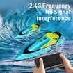 RC Mini Boat with LED Light,2.4Ghz Full Proportional Remote Control Boat for Pools and Lakes,Capsize Recovery,Water Play Toy Gift,Age3+