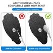 TENS/EMS Unit Replacement Pads 20 Pack 3.5mm Snap Electrode Patches for Electrotherapy, Reusable Self-Adhesive Electrodes Pads