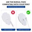 TENS/EMS Unit Replacement Pads 20 Pack 3.5mm Snap Electrode Patches for Electrotherapy, Reusable Self-Adhesive Electrodes Pads