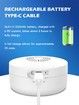 UV Retainer Pocket Size Case Braces Box Fan Mirror Compact Dental Case Aligners Mouth Guards Teeth Braces Col.White