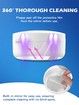UV Retainer Pocket Size Case Braces Box Fan Mirror Compact Dental Case Aligners Mouth Guards Teeth Braces Col.White