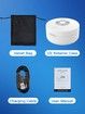 UV Retainer Pocket Size Case Braces Box Fan Mirror Compact Dental Case Aligners Mouth Guards Teeth Braces Col.White