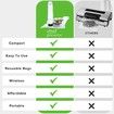 Vacuum Sealer, vacuum sealer for food, handheld vacuum sealer, compact vacuum sealer Vacuum Sealer 5 Bags
