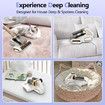 Mattress Vacuum Cleaner UV Sanitizing Cordless 13Kpa Suction Couch Bed HEPA Filter Ultrasonic Heating Double Cup 520ML Tech White