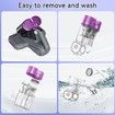 Vacuum Cleaner Mattress UV Sanitizing Cordless Bed 520ML Double Cup HEPA Filter Ultrasonic Heating 13Kpa Suction Couch Portable Allergen Grey