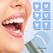 Water Flosser for Teeth Cordless, Oral Irrigator, Rechargeable Dental Water Jet with 280ML Water Tank and 5 Jet Tips for Travel Home (Green)