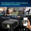 4K Night Vision Infrared Goggles Binoculars Built-in 2.5 Inch Ultra HD Screen To Save Photos and Videos for Camping with 32 GB Card