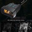 Night Vision Goggles 4K Infrared Digital Night Vision Binoculars 3 Inch HD Screen Save Photo and Video for Hunting,Camping