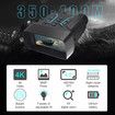 Night Vision Goggles 4K Infrared Digital Night Vision Binoculars 3 Inch HD Screen Save Photo and Video for Hunting,Camping