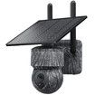 Solar Hunting Security Camera 4G Outdoor with 3MP 360° PTZ PIR Night Vision, Motion Detection, Two-Way Audio