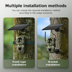 4G Hunting Camera Solar 3MP Solar Trail Camera IP66 Waterproof Game Camera with GPS