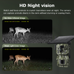 4G Hunting Camera Solar 3MP Solar Trail Camera IP66 Waterproof Game Camera with GPS