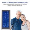 TENS EMS Machine Electric Muscle Stimulator Massager Portable Neck Nerve Back Knee Massage Device Rechargeable Professional Unit 36 Modes With Big Screen
