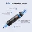 Portable Air Pump for Inflatables,Ultra Mini Electric air Pump Air Mattress Pump,Rechargeable Air Pump for Pool Floats Air Bed Air Mattress