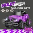 Remote Control Car, Remote Control Monster Truck, 2.4Ghz LED Light Off-Road RC Cars,Toy Cars Gift for Kids Boys Girls 6+ Years Old (Purple)