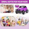 Remote Control Car, Remote Control Monster Truck, 2.4Ghz LED Light Off-Road RC Cars,Toy Cars Gift for Kids Boys Girls 6+ Years Old (Purple)