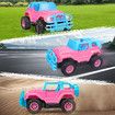 Remote Control Car, Remote Control Monster Truck, 2.4Ghz LED Light Off-Road RC Cars,Toy Cars Gift for Kids Boys Girls 6+ Years Old (Pink)