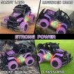Remote Control Car, Remote Control Monster Truck, 2.4Ghz LED Light Off-Road RC Cars,Toy Cars Gift for Kids Boys Girls 6+ Years Old