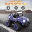 Remote Control Car for Girls, RC Jeep with LED Light & Rechargeable Batteries,2.4 GHZ Truck Toy, Car Toys Gifts for Girls (Blue)