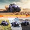 Remote Control Car for Girls, RC Jeep with LED Light & Rechargeable Batteries,2.4 GHZ Truck Toy, Car Toys Gifts for Girls (Blue)