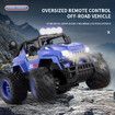 Remote Control Car for Girls, RC Jeep with LED Light & Rechargeable Batteries,2.4 GHZ Truck Toy, Car Toys Gifts for Girls (Blue)