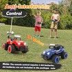 Remote Control Car for Girls, RC Jeep with LED Light & Rechargeable Batteries,2.4 GHZ Truck Toy, Car Toys Gifts for Girls (Red)