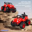 Remote Control Car for Girls, RC Jeep with LED Light & Rechargeable Batteries,2.4 GHZ Truck Toy, Car Toys Gifts for Girls (Red)