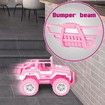 Remote Control Car for Girls, RC Jeep with LED Light & Rechargeable Batteries,2.4 GHZ Truck Toy, Car Toys Gifts for Girls (Pink)