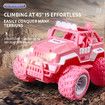 Remote Control Car for Girls, RC Jeep with LED Light & Rechargeable Batteries,2.4 GHZ Truck Toy, Car Toys Gifts for Girls (Pink)
