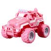 Remote Control Car for Girls, RC Jeep with LED Light & Rechargeable Batteries,2.4 GHZ Truck Toy, Car Toys Gifts for Girls (Pink)