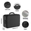 Document Organizer with Lock,Upgraded Heat Insulated Fireproof Waterproof Box 8 Layers File Organizer,Portable Home Travel Safe Storage