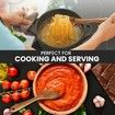 9 Piece Wooden Utensils for Cooking, Non-Stick Wooden Spoons for Cooking, Kitchen Gift Set, Comfortable Grip Wooden Utensil Set