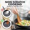 8 Piece Wooden Spoons for Cooking, Smooth Wooden Utensils for Cooking, Non-Stick Wooden Cooking Utensils